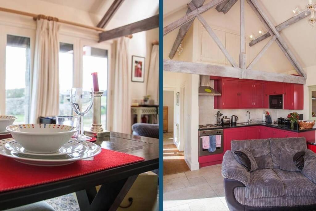 Secluded Romantic Cotswolds Barn - Sleeps 2 To 4 - Near Cirencester - Dog Friendly Villa Kemble Ngoại thất bức ảnh